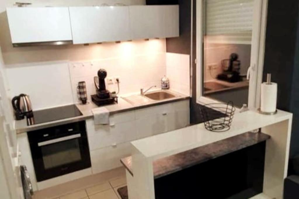 T3-Rare-2 Chambres-Parking Gratuit-2 Terrasses-Netflix-Proche Paris-La Defense Argenteuil Luaran gambar