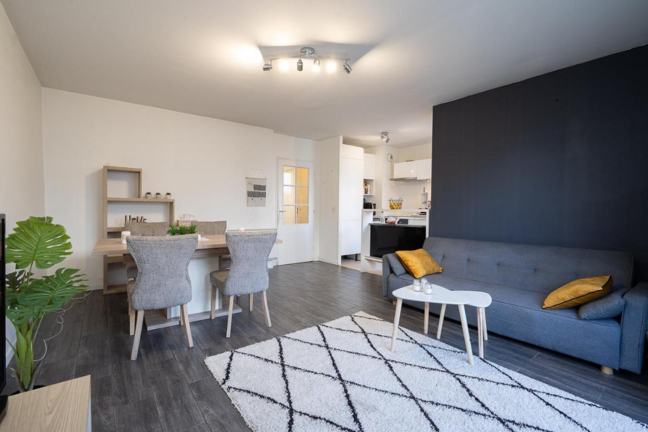 T3-Rare-2 Chambres-Parking Gratuit-2 Terrasses-Netflix-Proche Paris-La Defense Argenteuil Luaran gambar