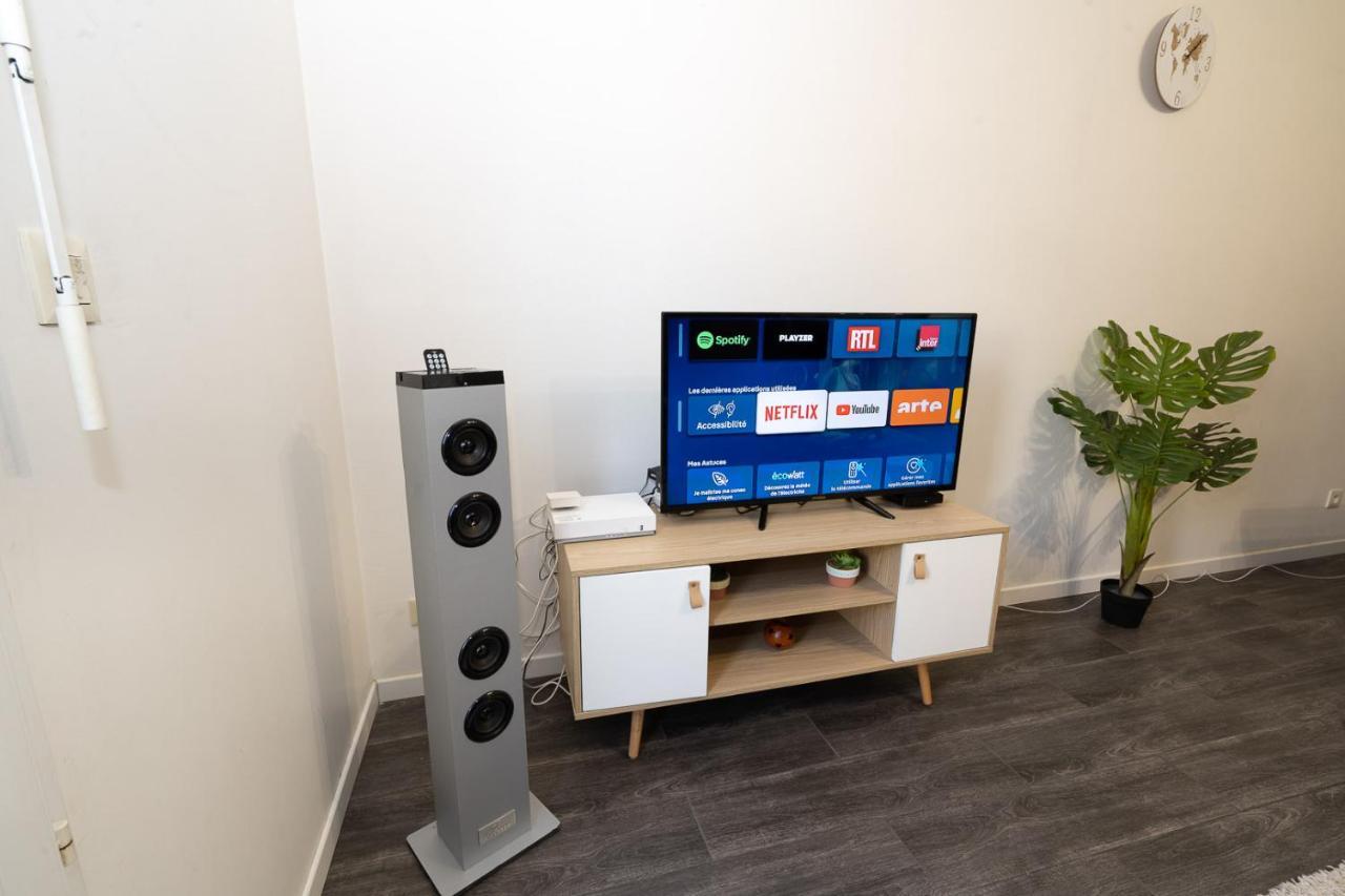 T3-Rare-2 Chambres-Parking Gratuit-2 Terrasses-Netflix-Proche Paris-La Defense Argenteuil Luaran gambar